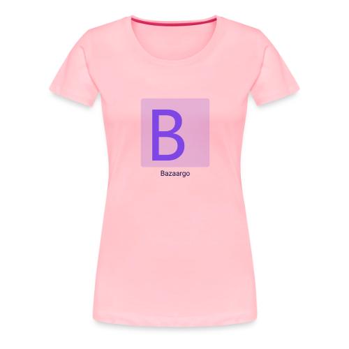 Bazaargo logo transparent - Women's Premium T-Shirt
