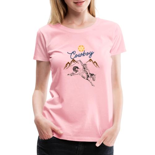 Wild West Cowboy Ride - Women's Premium T-Shirt