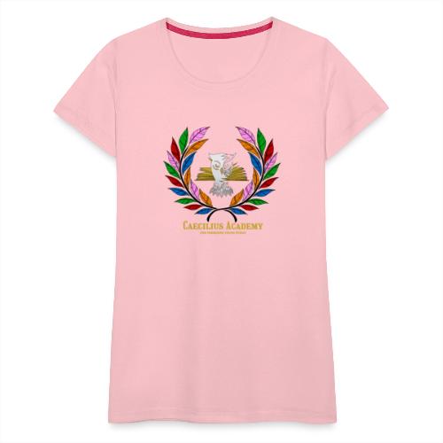 Caecilius Academy for Promising Young Wixen Crest - Women's Premium T-Shirt