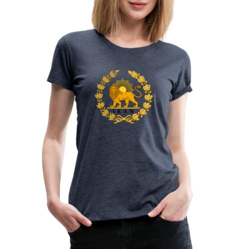 Iran Lion and Sun - Women's Premium T-Shirt