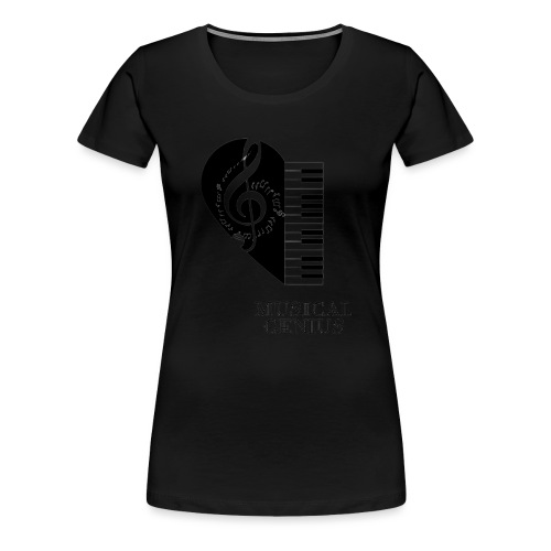 Alicia Greene music logo 3 - Women's Premium T-Shirt