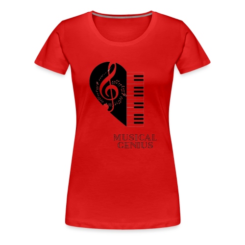 Alicia Greene music logo 3 - Women's Premium T-Shirt