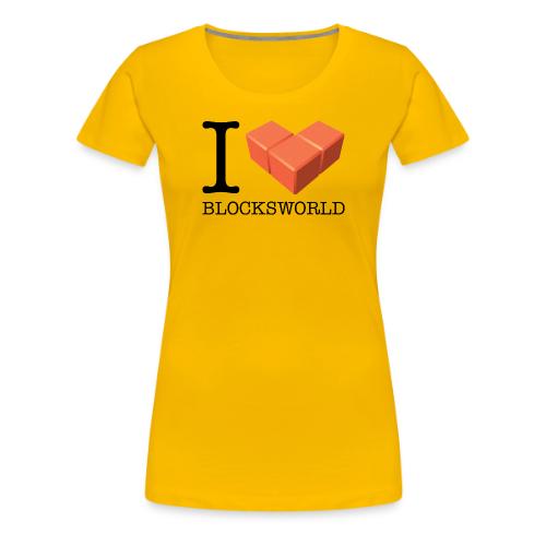 I Heart Blocksworld - Women's Premium T-Shirt