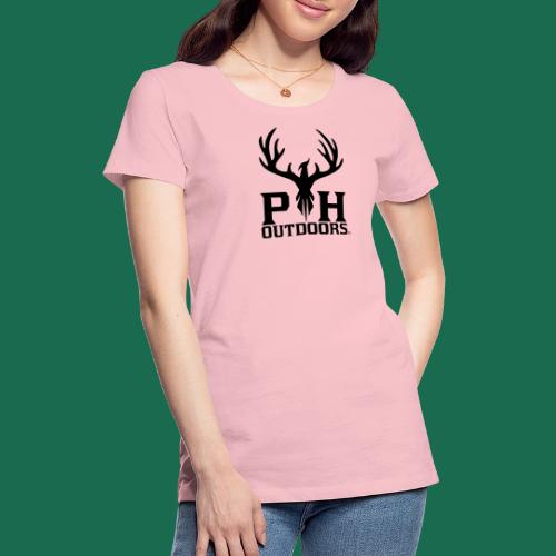 PH Outdoors® Black Logo - Women's Premium T-Shirt
