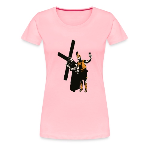 Selfie with Jesus - Women's Premium T-Shirt