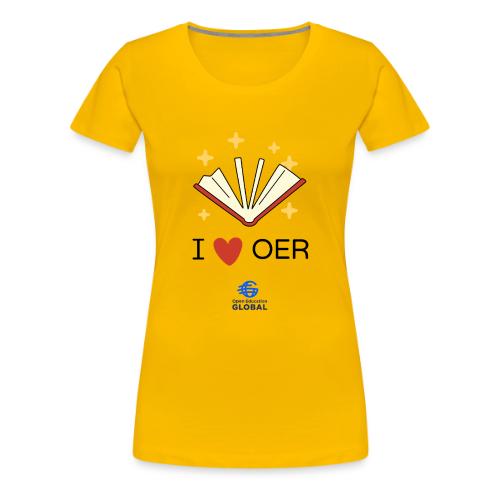 I love OER - Women's Premium T-Shirt