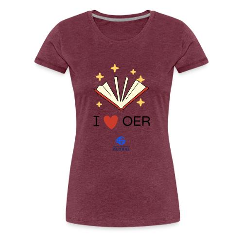I love OER - Women's Premium T-Shirt