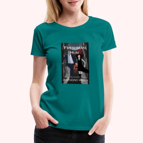 FRESHMAN HUNT Book Cover - Women's Premium T-Shirt