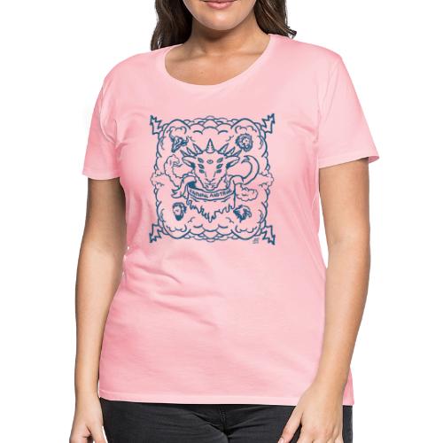 Revelation Lamb Blue - Women's Premium T-Shirt