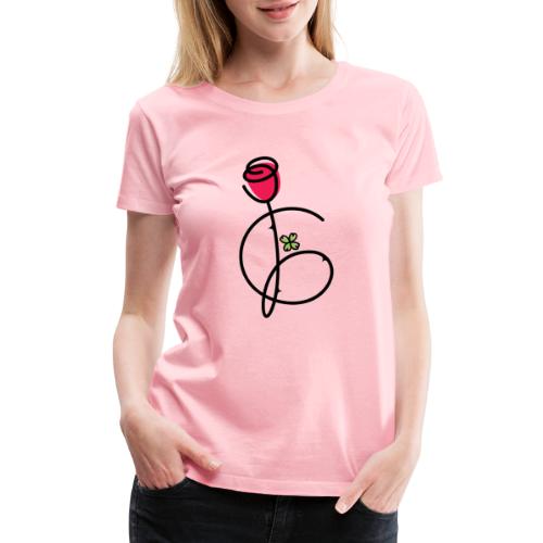Love and Luck For My Rose - Women's Premium T-Shirt