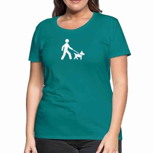 Walk the dog - Women's Premium T-Shirt