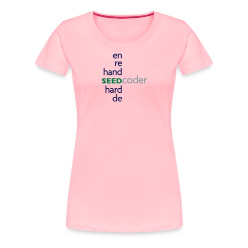 seedcoder_shirt_text_4 - Women's Premium T-Shirt