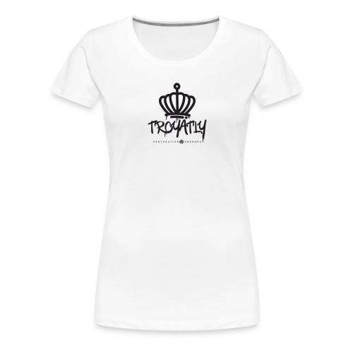 RO Troyalty Tag Dark - Women's Premium T-Shirt