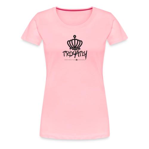 RO Troyalty Tag Dark - Women's Premium T-Shirt