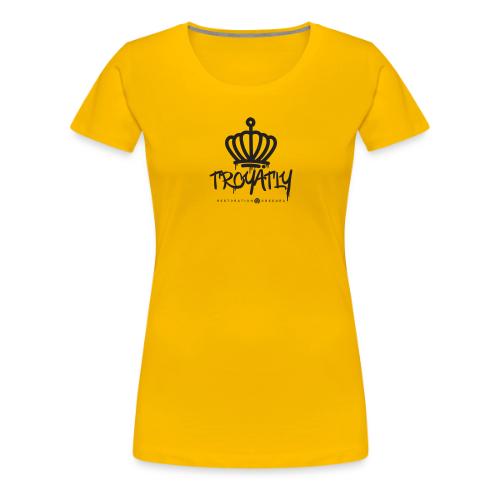 RO Troyalty Tag Dark - Women's Premium T-Shirt