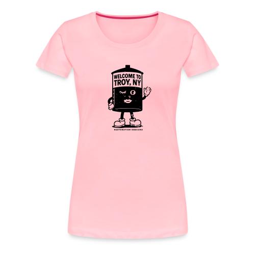 RO Welcome to Troy Winking Fuel Tank - Women's Premium T-Shirt