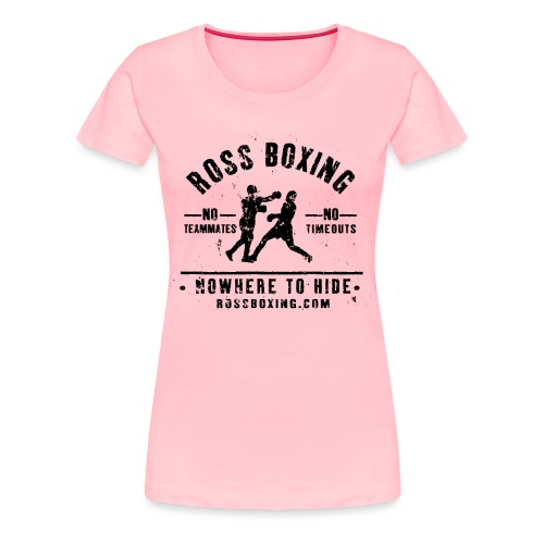 rossboxing_black - Women's Premium T-Shirt