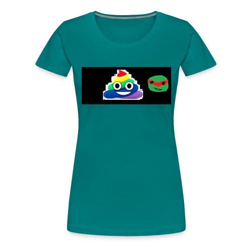 ninja poop - Women's Premium T-Shirt