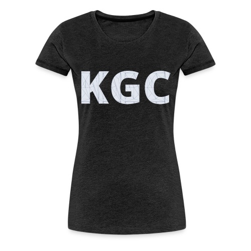 KGC White Logo - Women's Premium T-Shirt