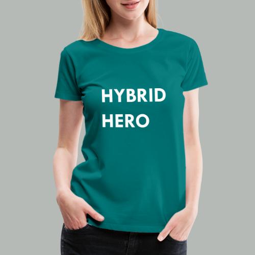Hybrid hero white - Women's Premium T-Shirt