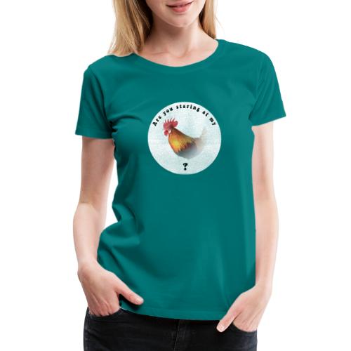 Are you staring at my cock - Women's Premium T-Shirt