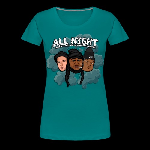 All Night (Cartoon) - Women's Premium T-Shirt