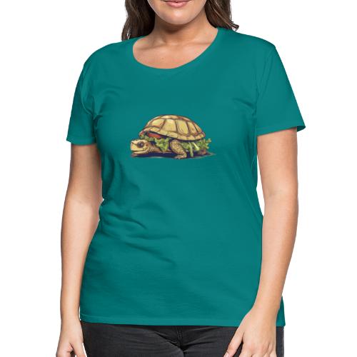 Turtle Sandwich Sticker n' Tee Version - Women's Premium T-Shirt