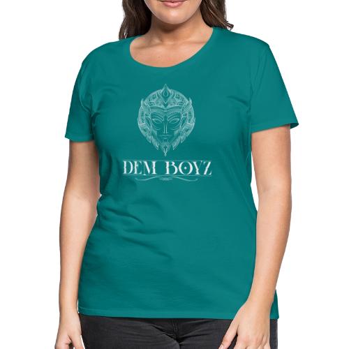 DemBoyz Full Logo (White Edition) - Women's Premium T-Shirt