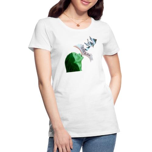 Full Heart Free Voice Cover Art Cut Out - Women's Premium T-Shirt
