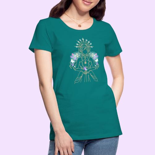 Ancient Butterfly Goddess - Fairytale Design - Women's Premium T-Shirt