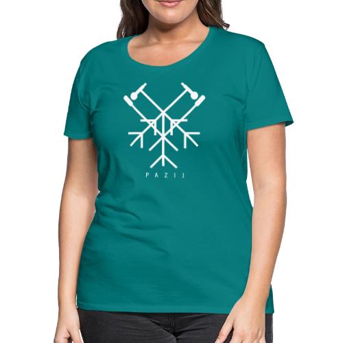 Pazij White Logo - Women's Premium T-Shirt