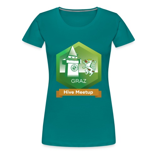 Hive Meetup Graz - Women's Premium T-Shirt