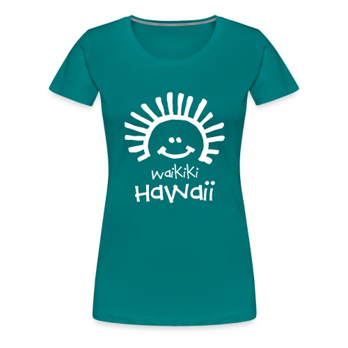 Waikiki Hawaii Sun Souvenirs Gifts Vacation Trip - Women's Premium T-Shirt