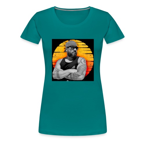 Carl Crusher Sunset Square - Women's Premium T-Shirt