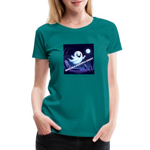 Boo I m a Friendly Ghost - Women's Premium T-Shirt