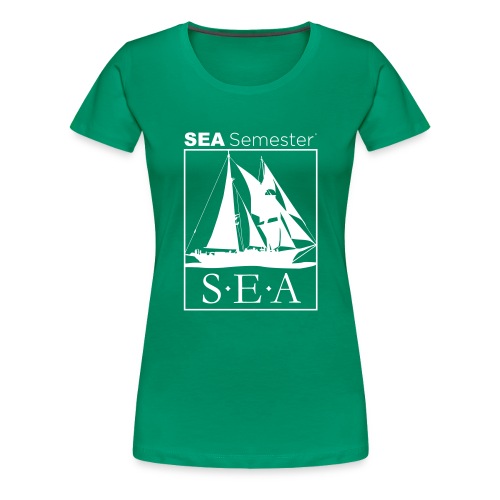 SEA_logo_WHITE_eps - Women's Premium T-Shirt