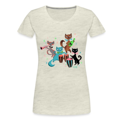 Mambo Kitties Band - Women's Premium T-Shirt