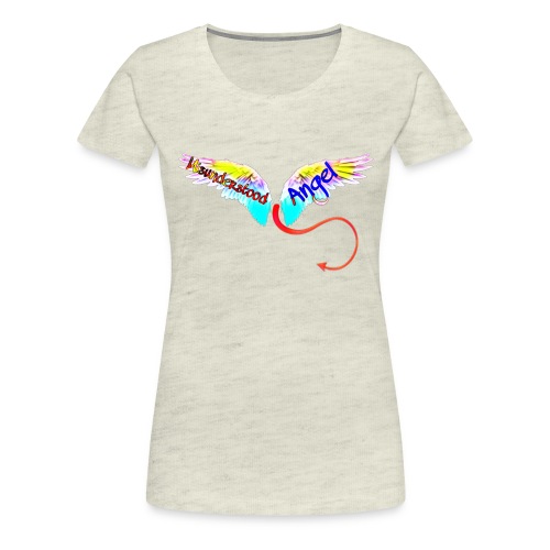 Misunderstood Angel (Angel Wings) - Women's Premium T-Shirt