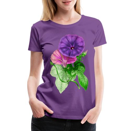 Vintage Mallow flower - Women's Premium T-Shirt