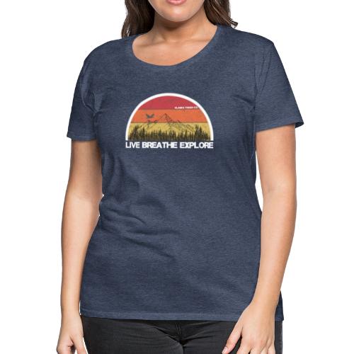 Explore Mountain Design - Women's Premium T-Shirt