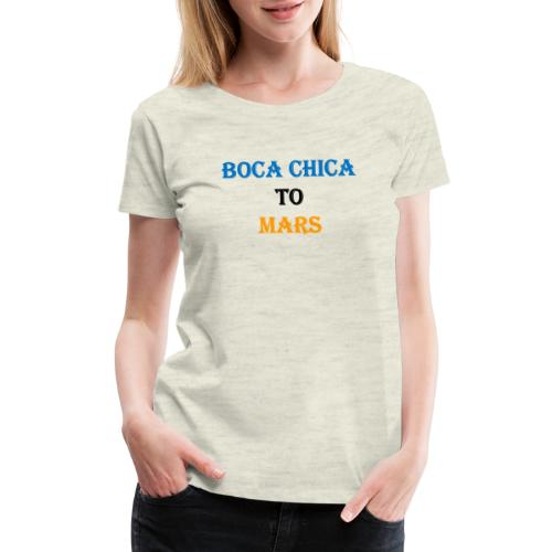 Boca Chica to Mars - Women's Premium T-Shirt