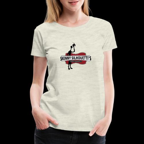 Skinny Silhouetti's Logo - Women's Premium T-Shirt