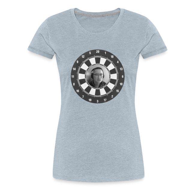 Producer Jay on Dartboard with Fusco Show back