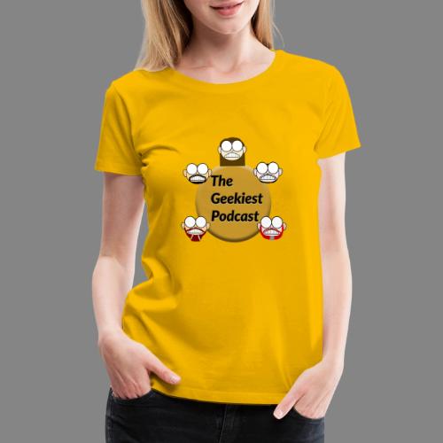 The Geekiest Podcast Logo - Women's Premium T-Shirt