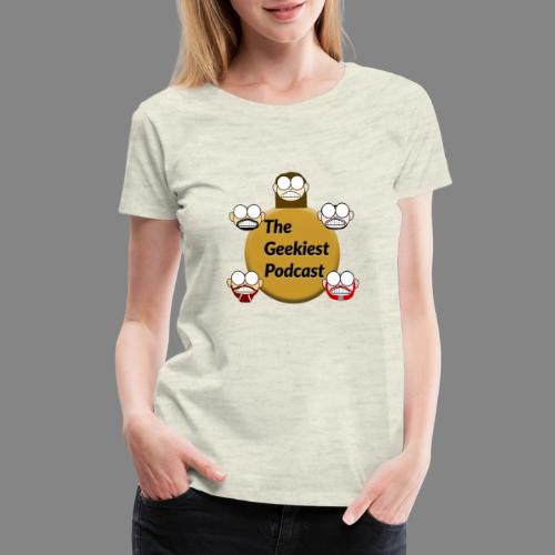 The Geekiest Podcast Logo - Women's Premium T-Shirt