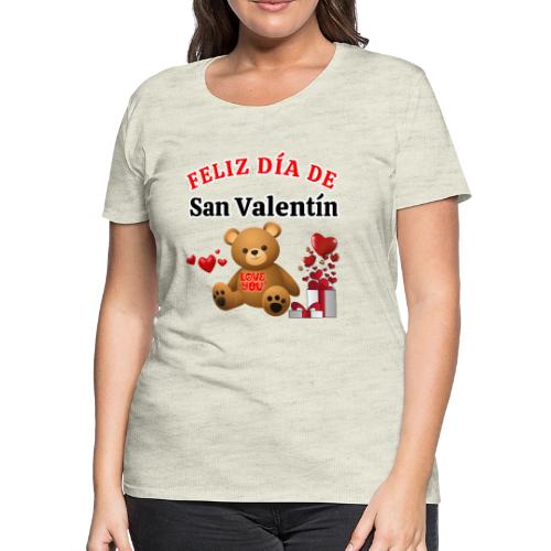 Valentine's Day Celebration Bears Love Hearts. - Women's Premium T-Shirt