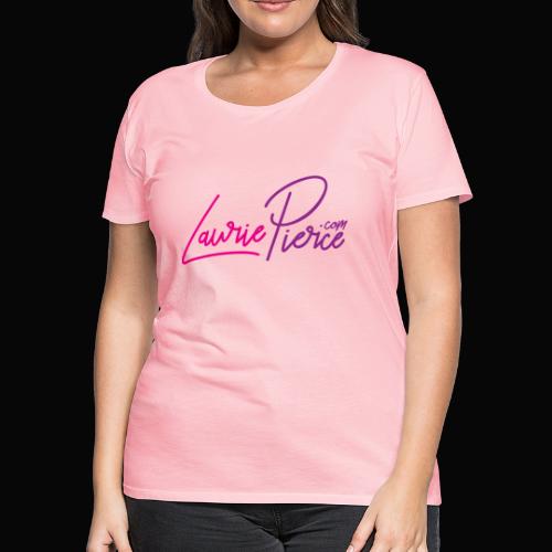 LauriePierce.com Logo - Women's Premium T-Shirt