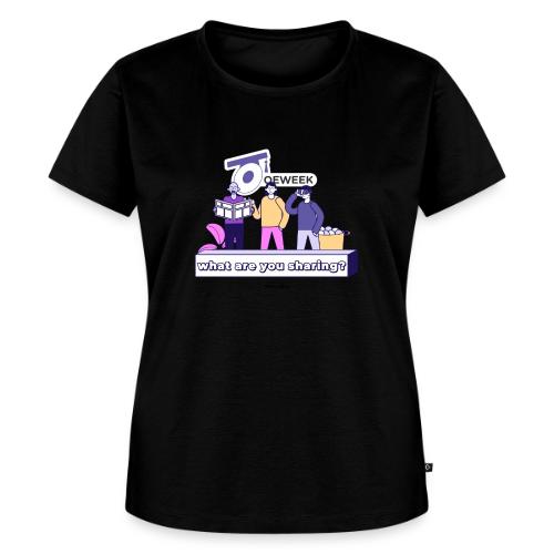 What are you sharing - OEWeek 2026 - Women's Premium T-Shirt