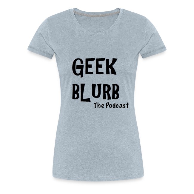 Geek Blurb (Transparent, Black Logo)