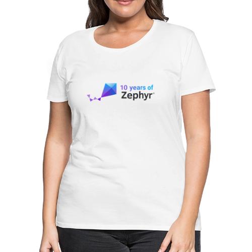 Zephyr 10th Anniversary Horizontal Color - Women's Premium T-Shirt